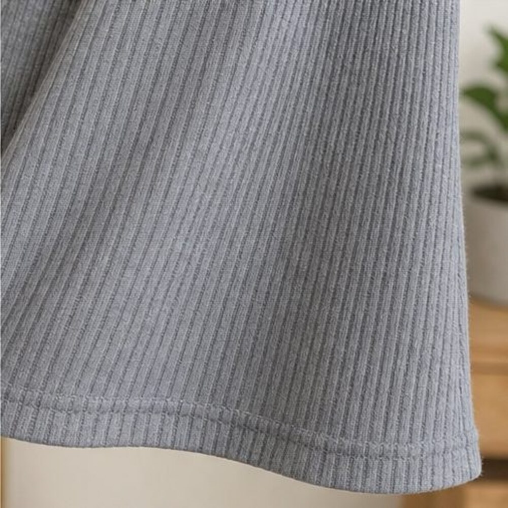Gray Ruffle Blouse - Picture 6 of 6